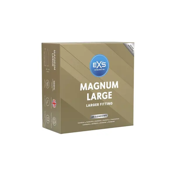 EXS Boxed Large Magnum Condoms 48
