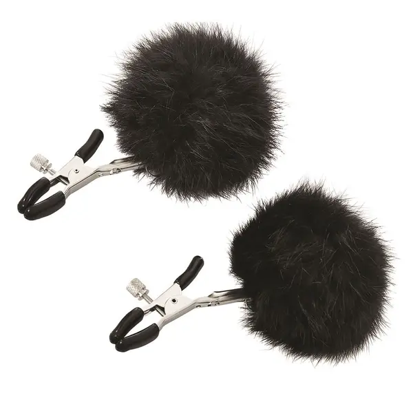 Sincerely Fur Nipple Clips – Black
