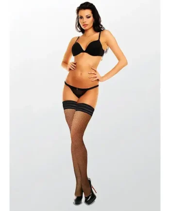 Glamory Mesh Fine Fishnet Hold Ups