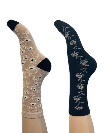 Charnos Floral Bamboo Socks 2PP