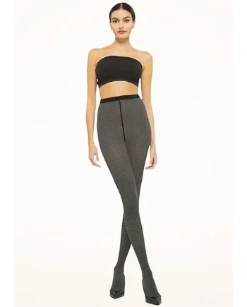 Wolford Two Toned Patterned Tights