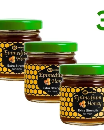 3 x Epimedium Honey for Men 40g. - Enhance Your Sexual Pleasure