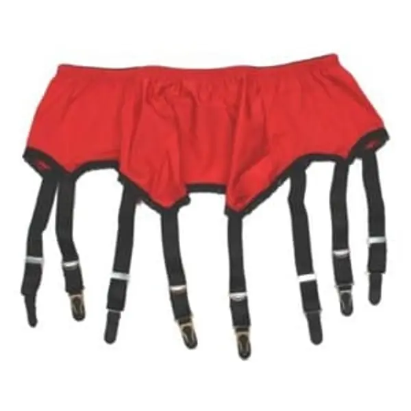 Plain Panel Suspender Belt