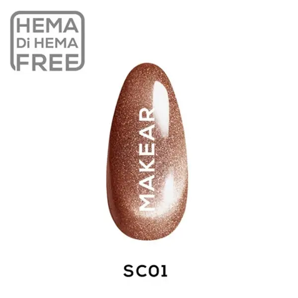 Makear Gel Polish SC01 Brown Cat Eye