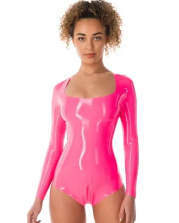 Khloe Long Sleeve Latex Catsuit