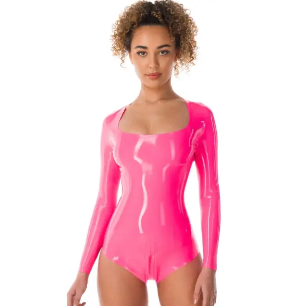Khloe Long Sleeve Latex Catsuit