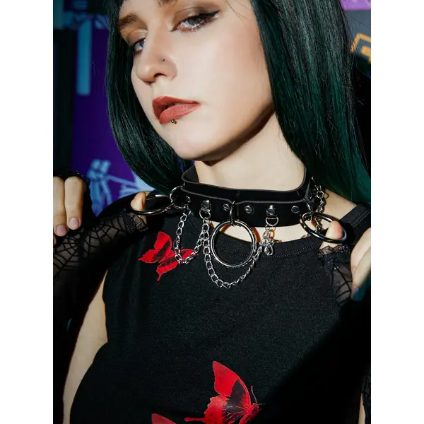 Ring Decor Choker
