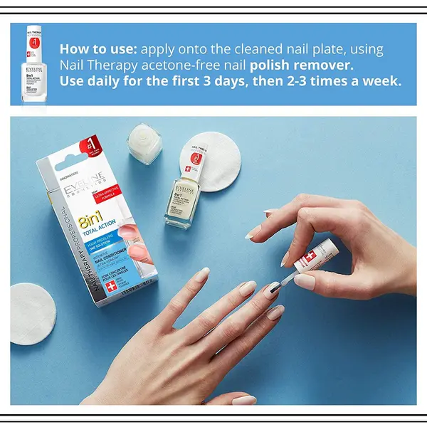 Eveline – 8in1 Total Action Intensive Nail Conditioner 12ml