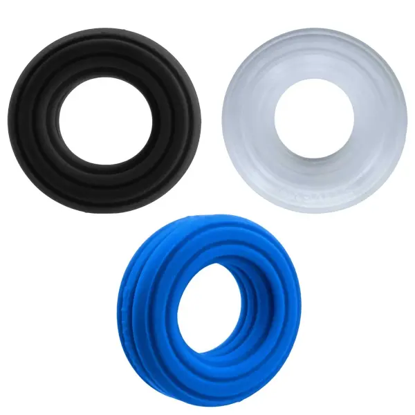 ROTO grooved gripper-ribbed cock ring