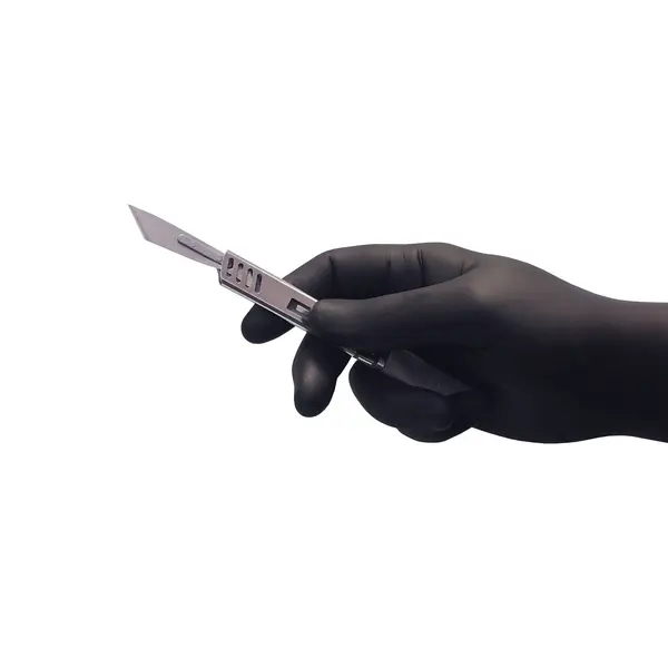 Mercator NITRILE GLOVES Black M 100pcs.