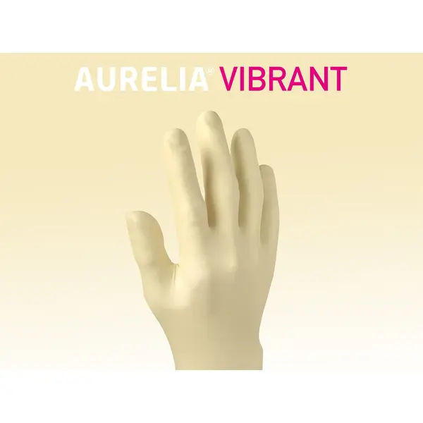 Aurelia Vibrant Powder Free Latex Gloves - AQL 1.5