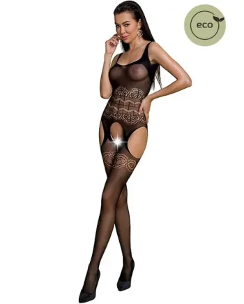 Passion Eco Adrianna Strip Panty Net Bodystocking
