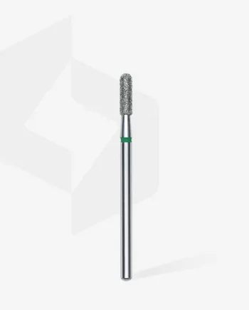 Staleks Diamond Nail Drill Bit ROUNDED CYLINDER GREEN