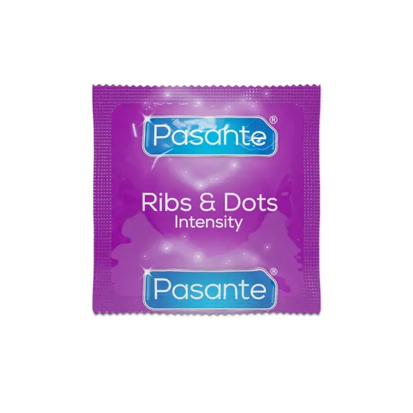 Pasante Intensity Ribs & Dots Condoms