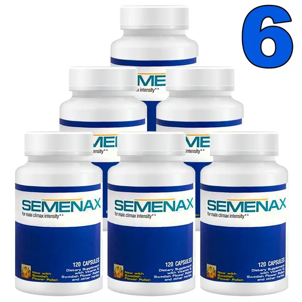6 x Semenax Capsules for More Sperm