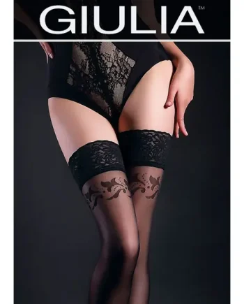 Giulia Allure Floral Top Hold Ups N.12