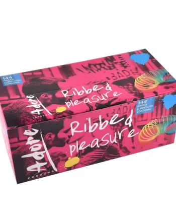 Pasante Adore Ribbed Pleasure Condoms (144 Pack)