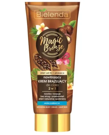 Bielenda – Magic Bronze Moisturising Bronzing Body Cream 2in1 Light Skin 200ml