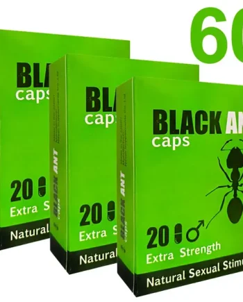 3 x Black Ant BLACK ANT 60pcs super strong capsules for erection