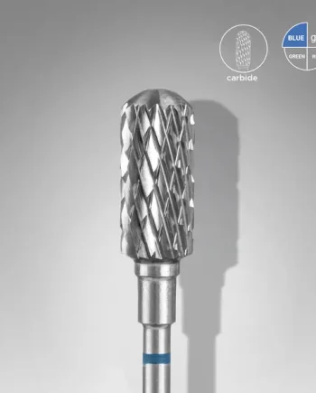Staleks Carbide Nail Drill Bit CYLINDER 6mm/14mm BLUE