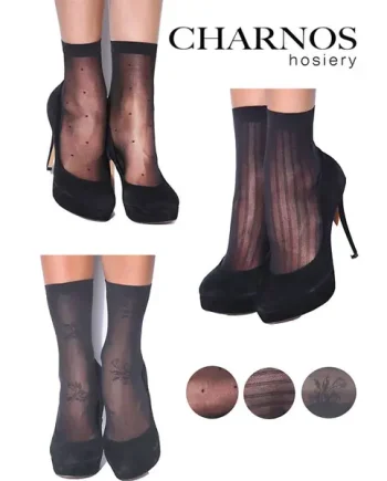 Charnos Fashion Ankle Highs 3 Pair Pack