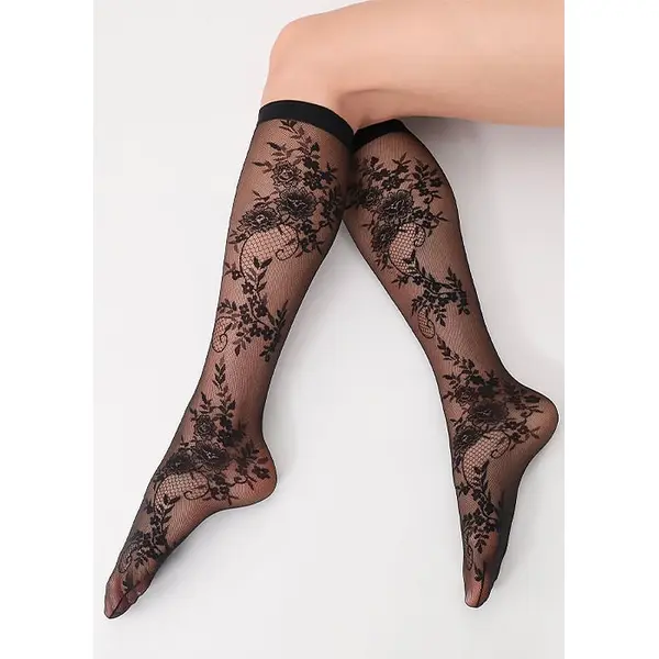Oroblu Sexy Nonchalance Lacelike Knee Highs