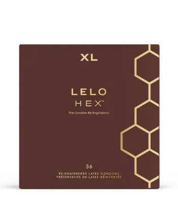LELO HEX Condoms Respect XL 36 pack