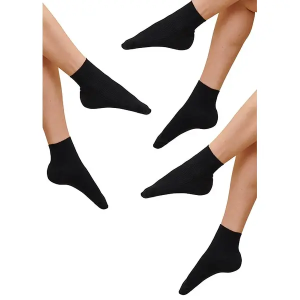 Vittori Ribbed Ankle Socks 3PP