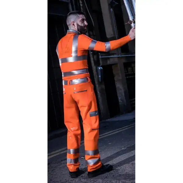Latex Hi Vis Cargo Pants