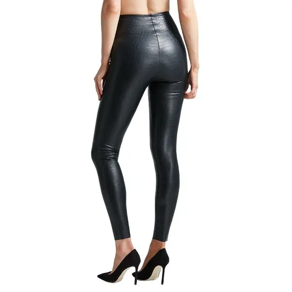 Commando Faux Leather Animal Leggings Croc