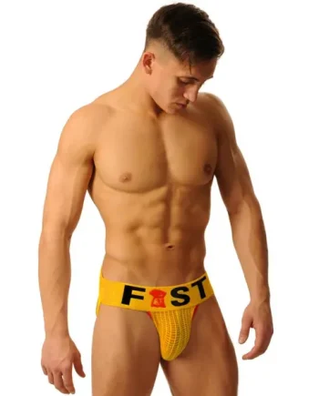 Fist Logo Jock • Yellow