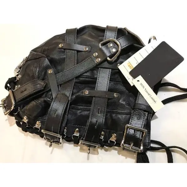 New Leather Hood Mask Fully Lined By Leatherotics