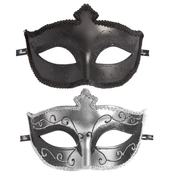 Masquerade Mask – Black or Silver (50 Shades)