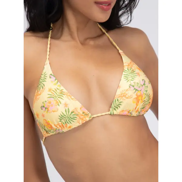 Florita triangle bikini top