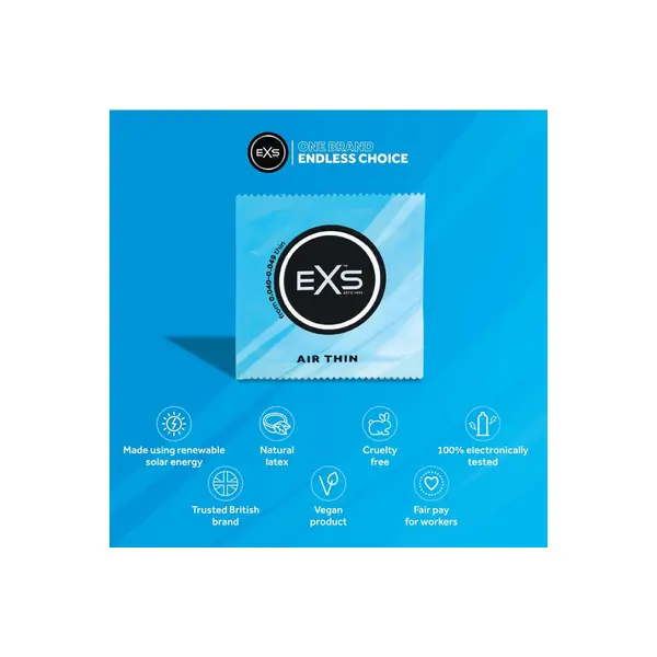 EXS boxed Air thin condoms 48