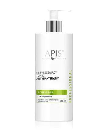 APIS – Acne Stop Cleansing Antibacterial Tonic with Green Tea 500ml