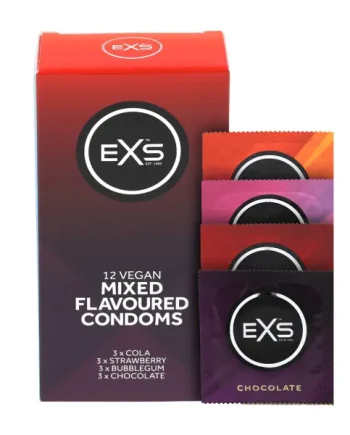 EXS Mixed Flavoured Condoms (12PCS)