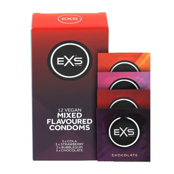 EXS Mixed Flavoured Condoms (12PCS)