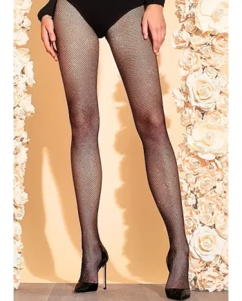 Trasparenze Gardenia Lurex Fishnet Tights