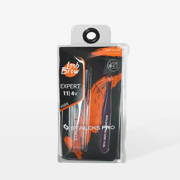 Staleks EYEBROW TWEEZERS EXPERT 11/4 violet