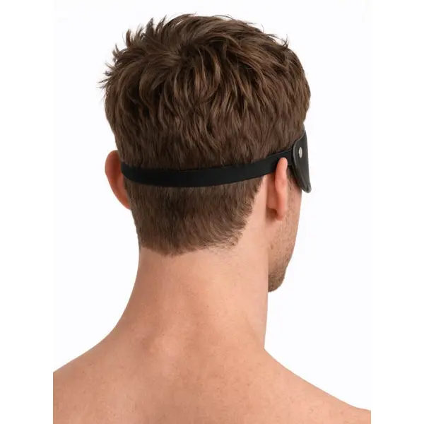 Leather Blindfold • Black