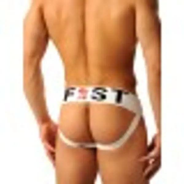 Fist Logo Jock • White