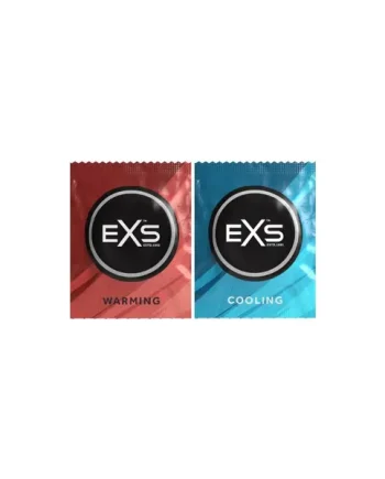 100 Mixed Condoms - 50 x EXS Cooling + 50 x EXS Warming