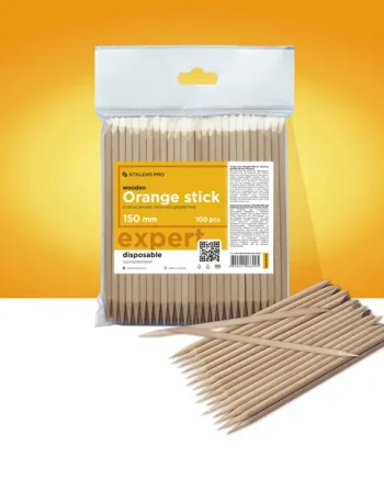 Staleks Orange Manicure Sticks 150mm/100pcs.