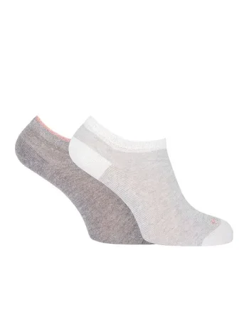 Pretty Polly Marl And Stripe Trainer Liner 2PP