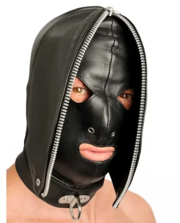 Leather Fly Trap Mask