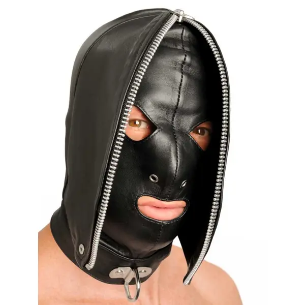 Leather Fly Trap Mask