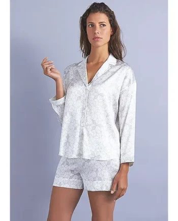 Mimi Holliday Panarea Silk Shortie Pyjama Set