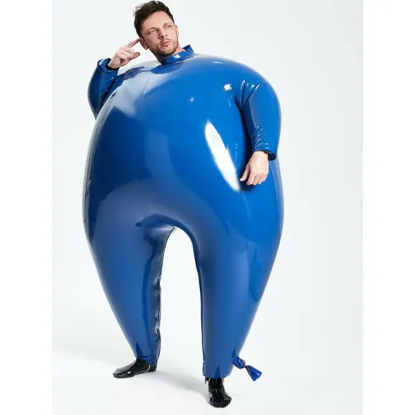 Latex Full Body Spherical Puffy Creative Inflatable Suit
