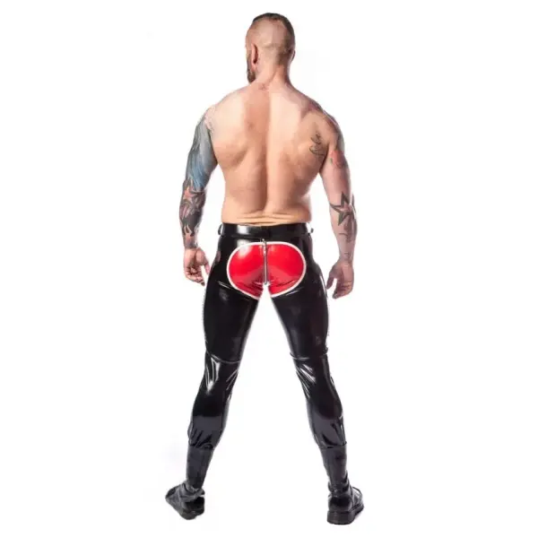 Latex Dirty Biker Jeans